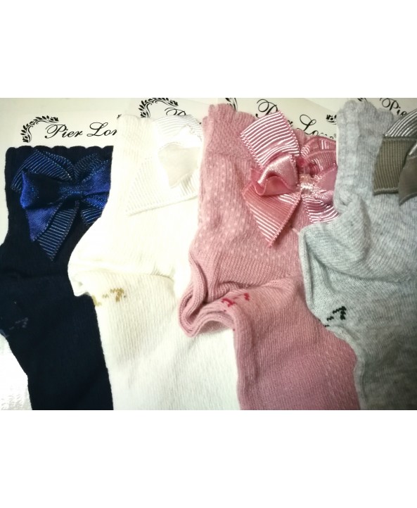 Pier Lone детски чорапи с панделка